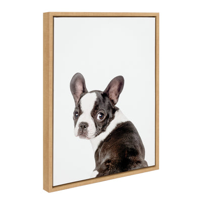 Sylvie Animal Studio French Bulldog Framed Canvas by Amy Peterson Art Studio