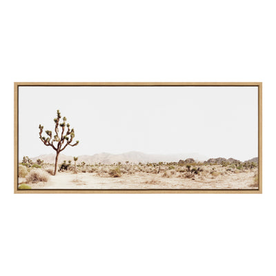 Sylvie Lone Joshua Tree Framed Canvas by Amy Peterson Art Studio by kateandlaurel - main product image for Resin Society
