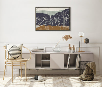 Sylvie Daily Walk Marsh Horizontal Framed Canvas by Hannah Beisang by kateandlaurel - product image 7 for Resin Society