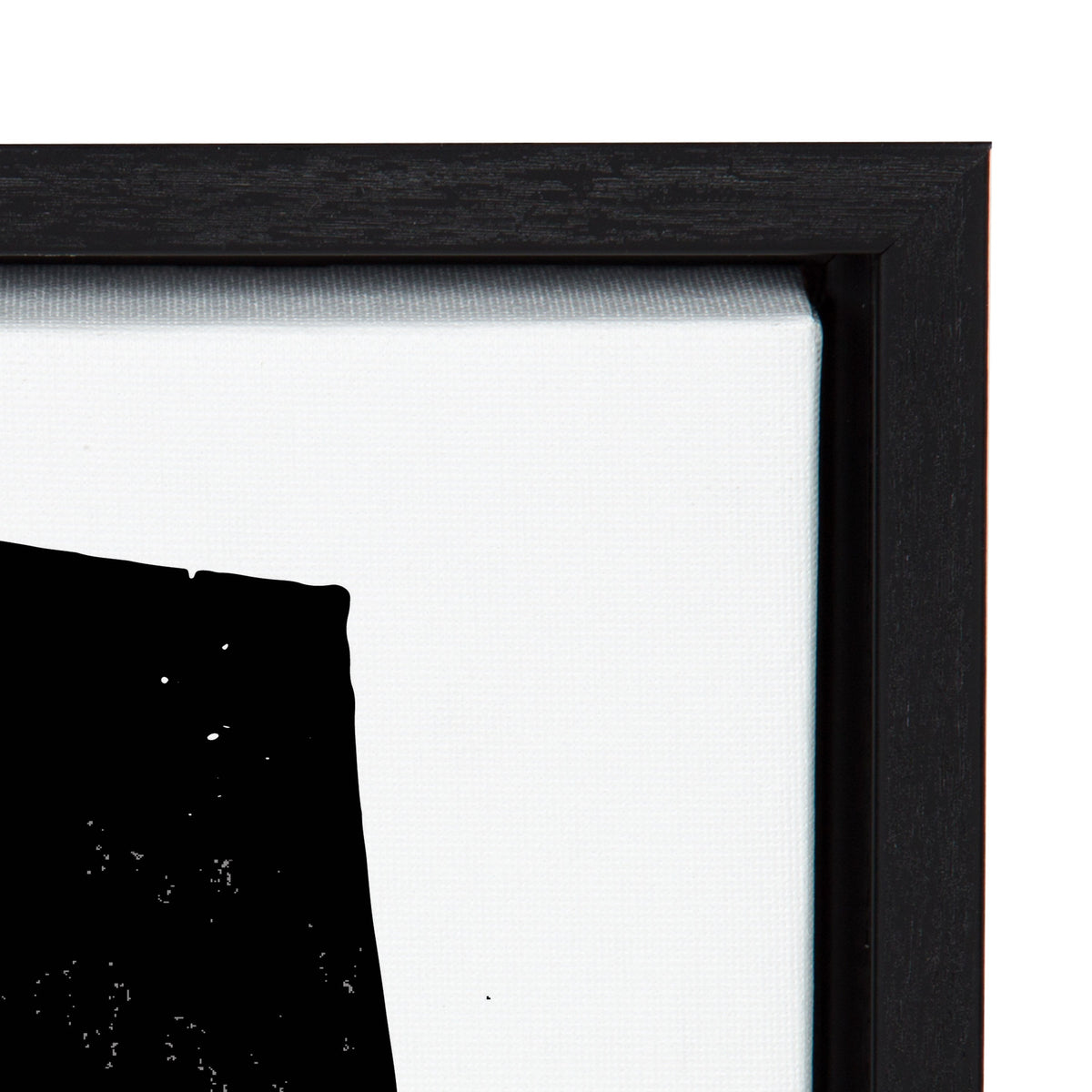 Sylvie Colliding Shapes Framed Canvas by kateandlaurel - product image 3 for Resin Society