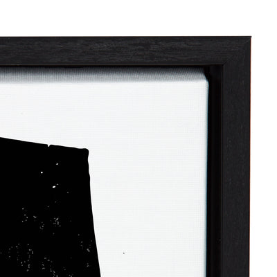 Sylvie Colliding Shapes Framed Canvas by kateandlaurel - product image 3 for Resin Society