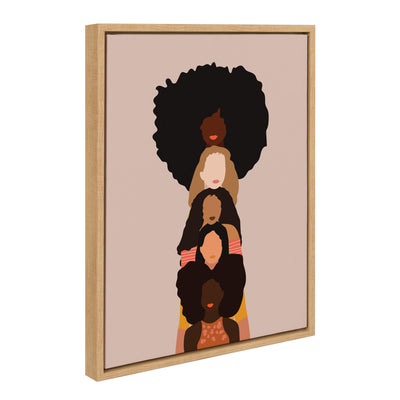 Sylvie Sisters Framed Canvas by kateandlaurel - product image 2 for Resin Society