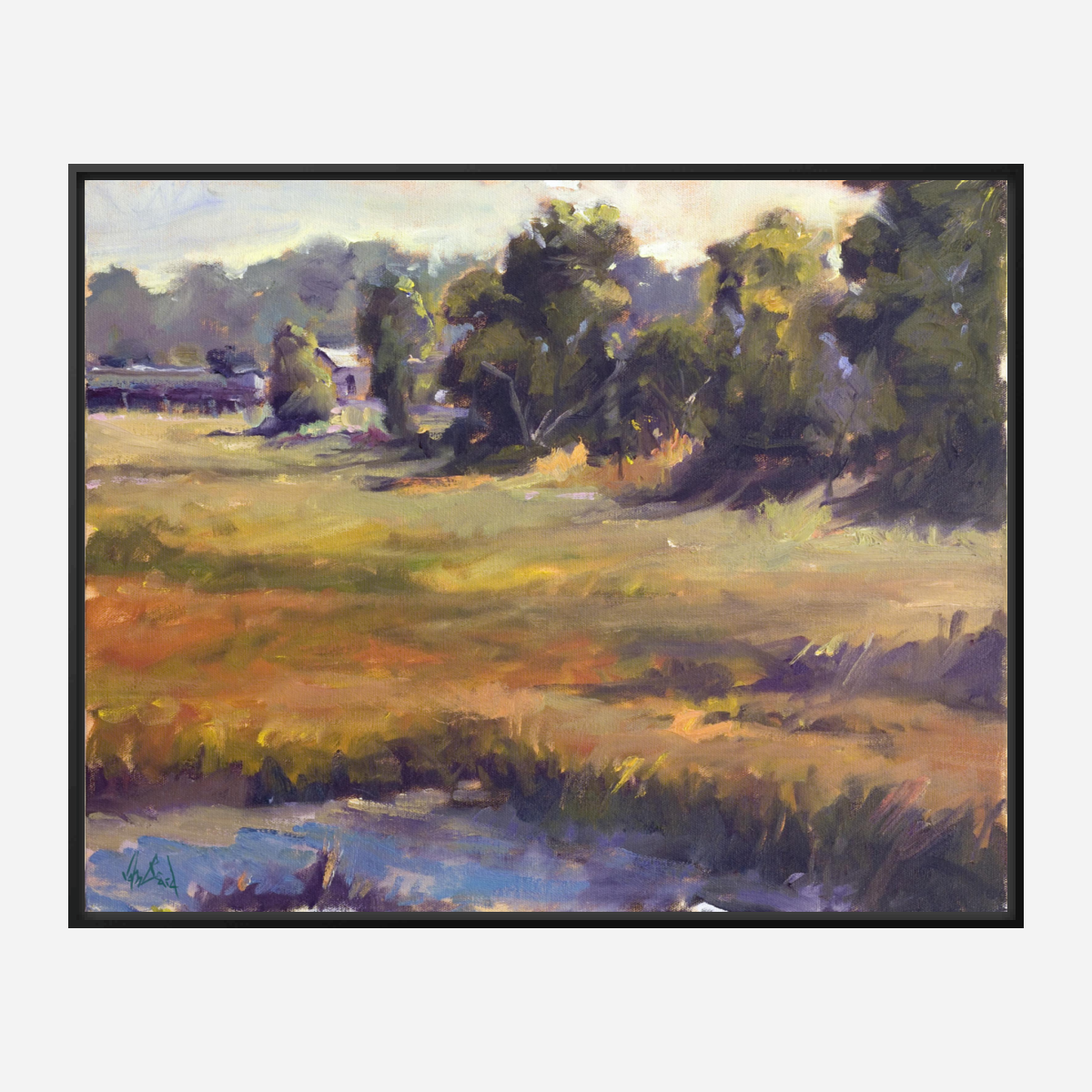 North Causeway Artist Enhanced Canvas Print by John Beard Collection - product image 5 for Resin Society