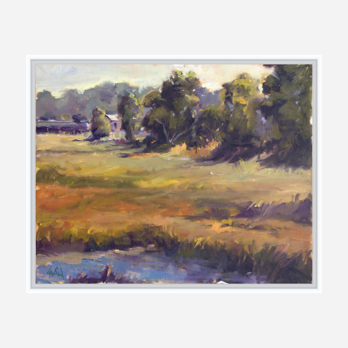 North Causeway Artist Enhanced Canvas Print by John Beard Collection - product image 6 for Resin Society