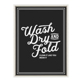 Sylvie Wash Dry and Fold Framed Canvas by kateandlaurel - main product image for Resin Society