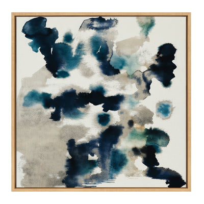 Sylvie Gilded Watercolor Framed Canvas by kateandlaurel - product image 2 for Resin Society
