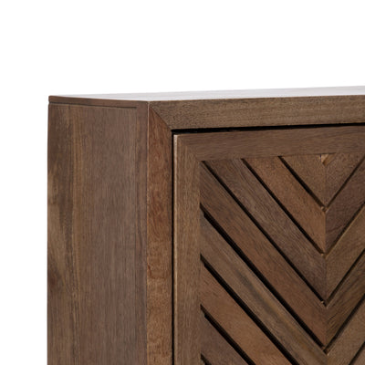 Mezzeta Tall Wood Bath Cabinet