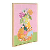 Sylvie Miracle Vase Framed Canvas by kateandlaurel - product image 2 for Resin Society