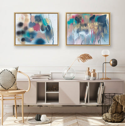 Sylvie The Sanaa Way Framed Canvas Set by kateandlaurel - product image 9 for Resin Society