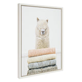 Sylvie Fold Alpaca Framed Canvas by kateandlaurel - product image 7 for Resin Society