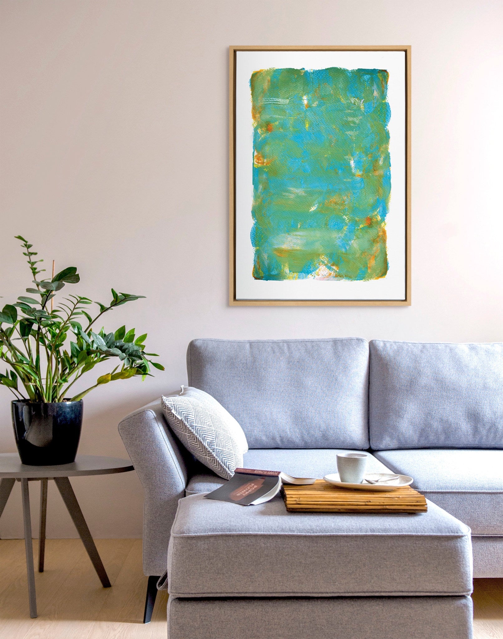 Sylvie Jungle Framed Canvas by kateandlaurel - product image 8 for Resin Society