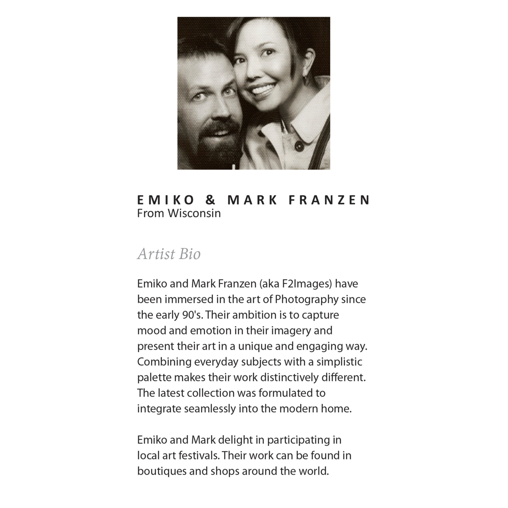 Sylvie Salutation Framed Canvas by Emiko and Mark Franzen of F2Images