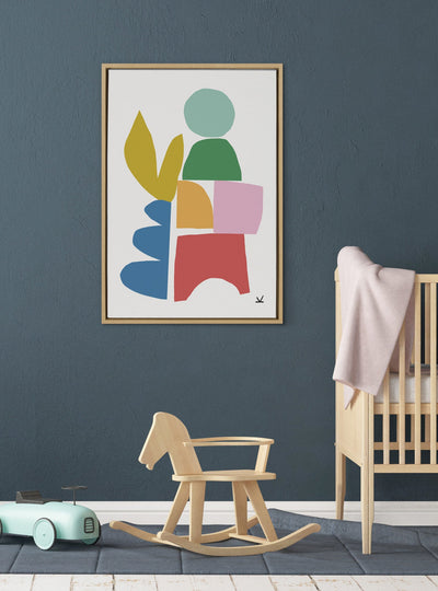 Sylvie Warm Winter Framed Canvas by kateandlaurel - product image 8 for Resin Society