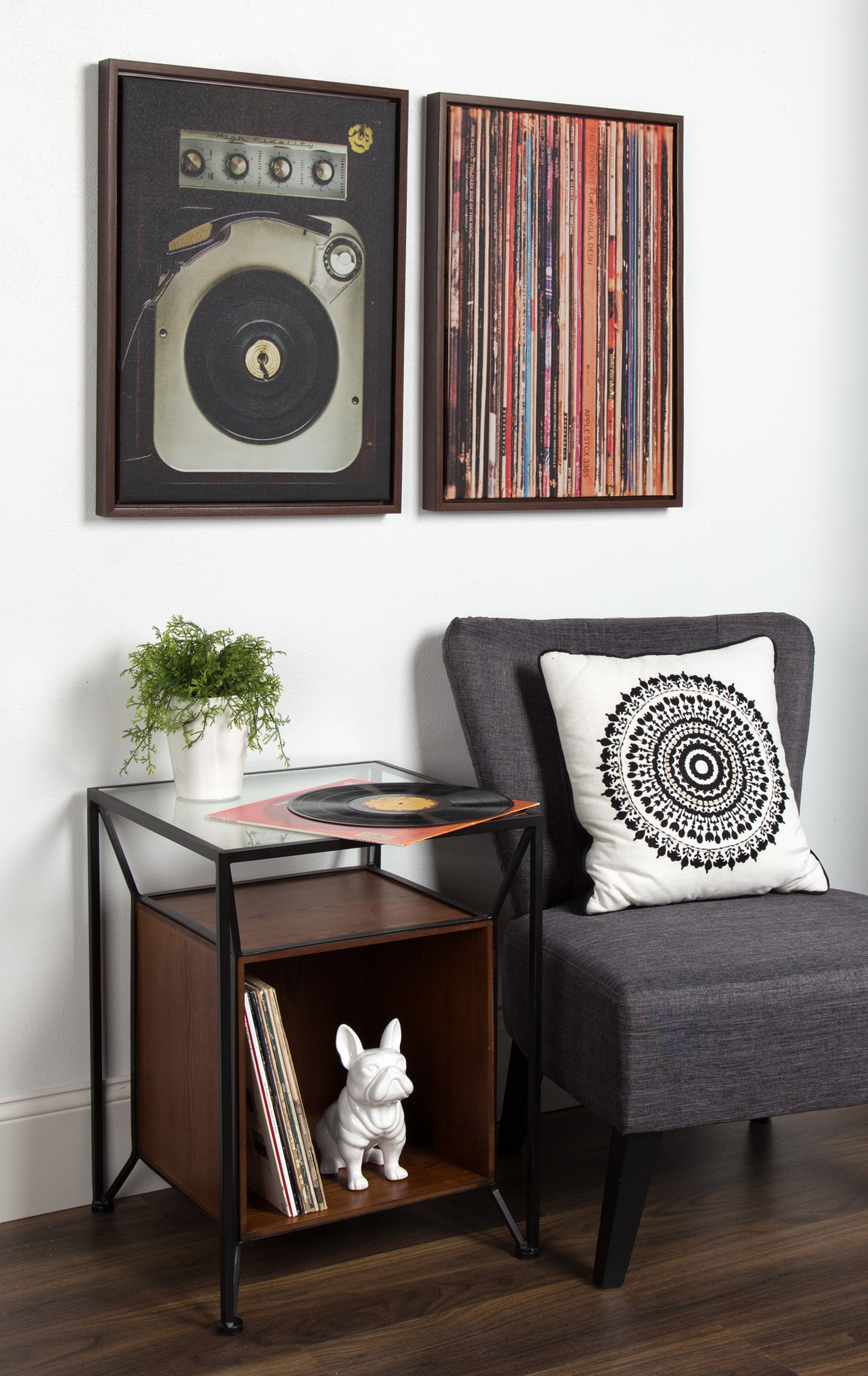 Sylvie High Fidelity Framed Canvas by kateandlaurel - product image 11 for Resin Society