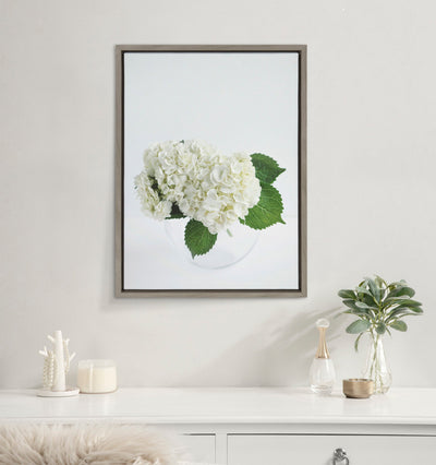 Sylvie Hydrangea Cluster Framed Canvas by kateandlaurel - product image 7 for Resin Society