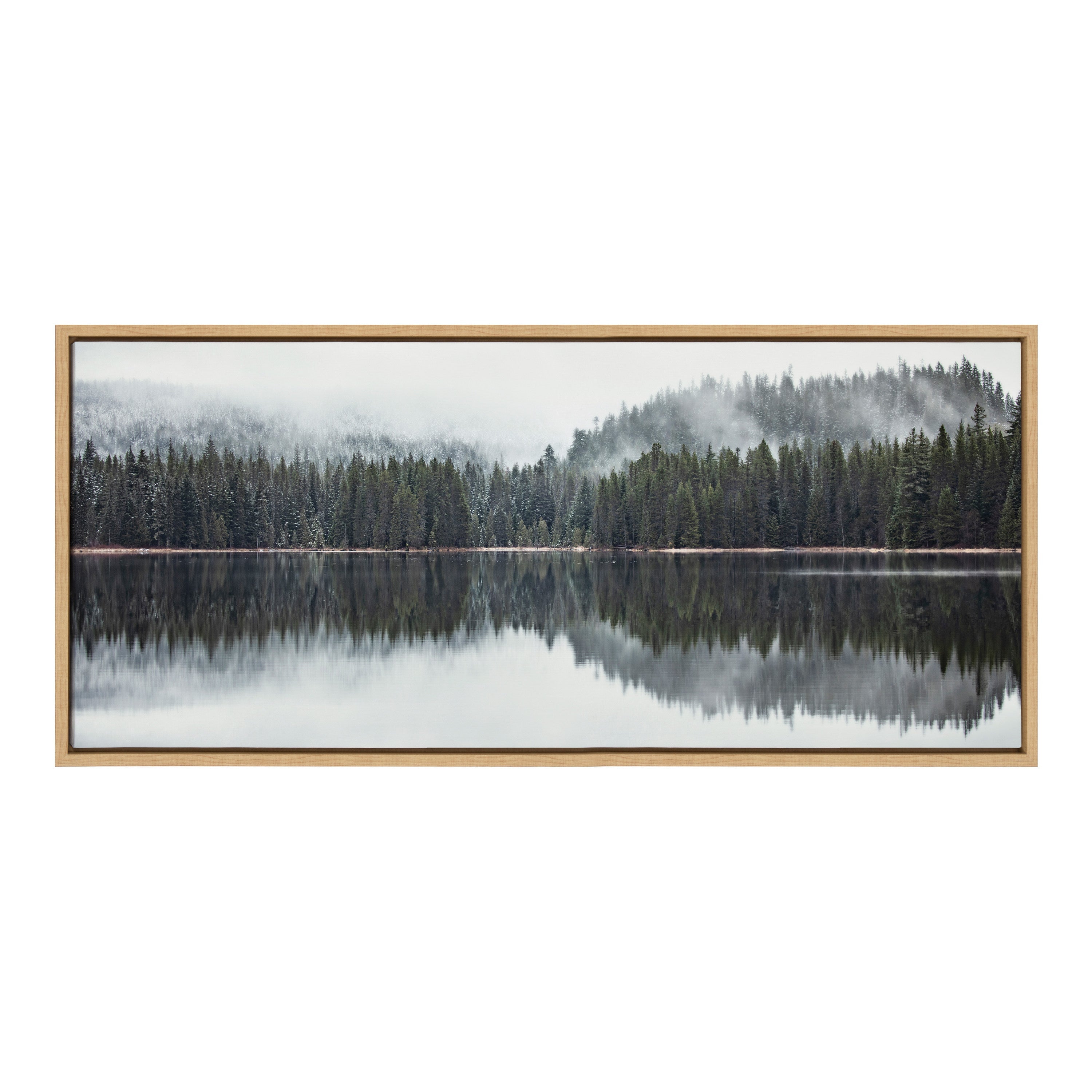 Sylvie Still Reflection Framed Canvas by kateandlaurel - product image 7 for Resin Society