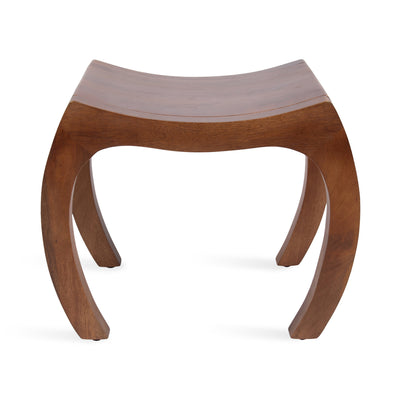 Loviisa Wood Ottoman and Vanity Stool