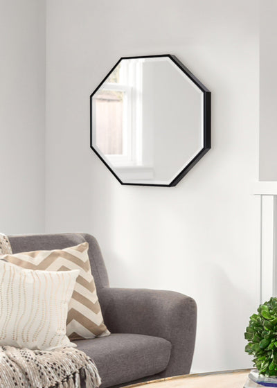 Rhodes Framed Octagon Wall Mirror by kateandlaurel - product image 5 for Resin Society