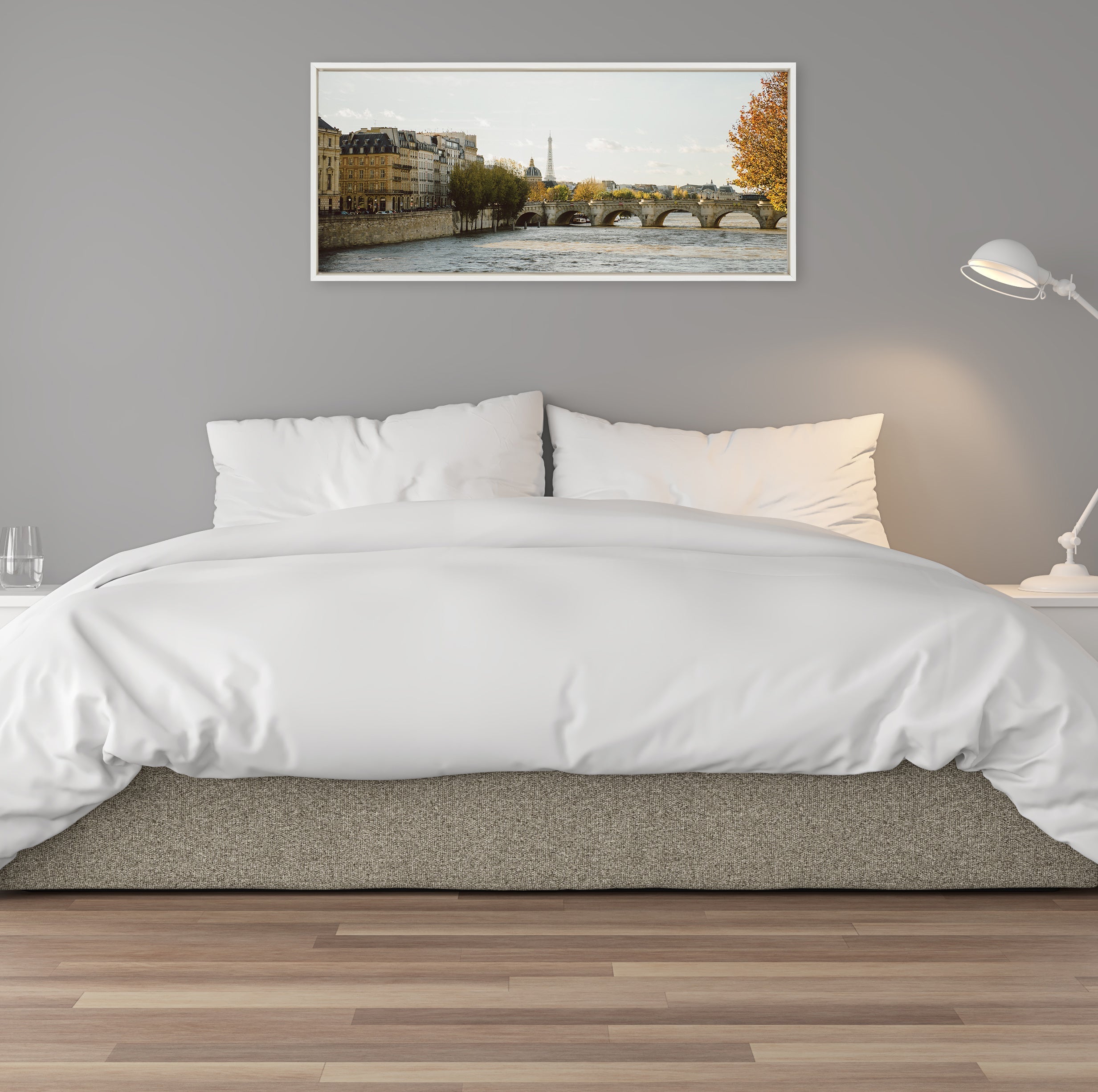 Sylvie Paris No 8 Framed Canvas by Crystal Lynn Collins