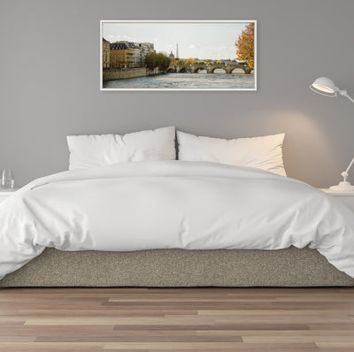 Sylvie Paris No 8 Framed Canvas by Crystal Lynn Collins