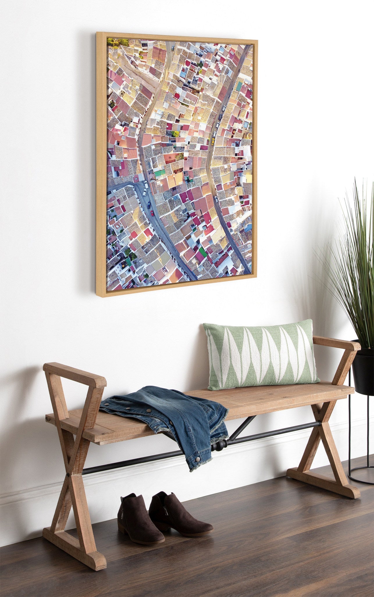 Sylvie Spain 4 Framed Canvas by Rachel Bolgov by kateandlaurel - product image 8 for Resin Society