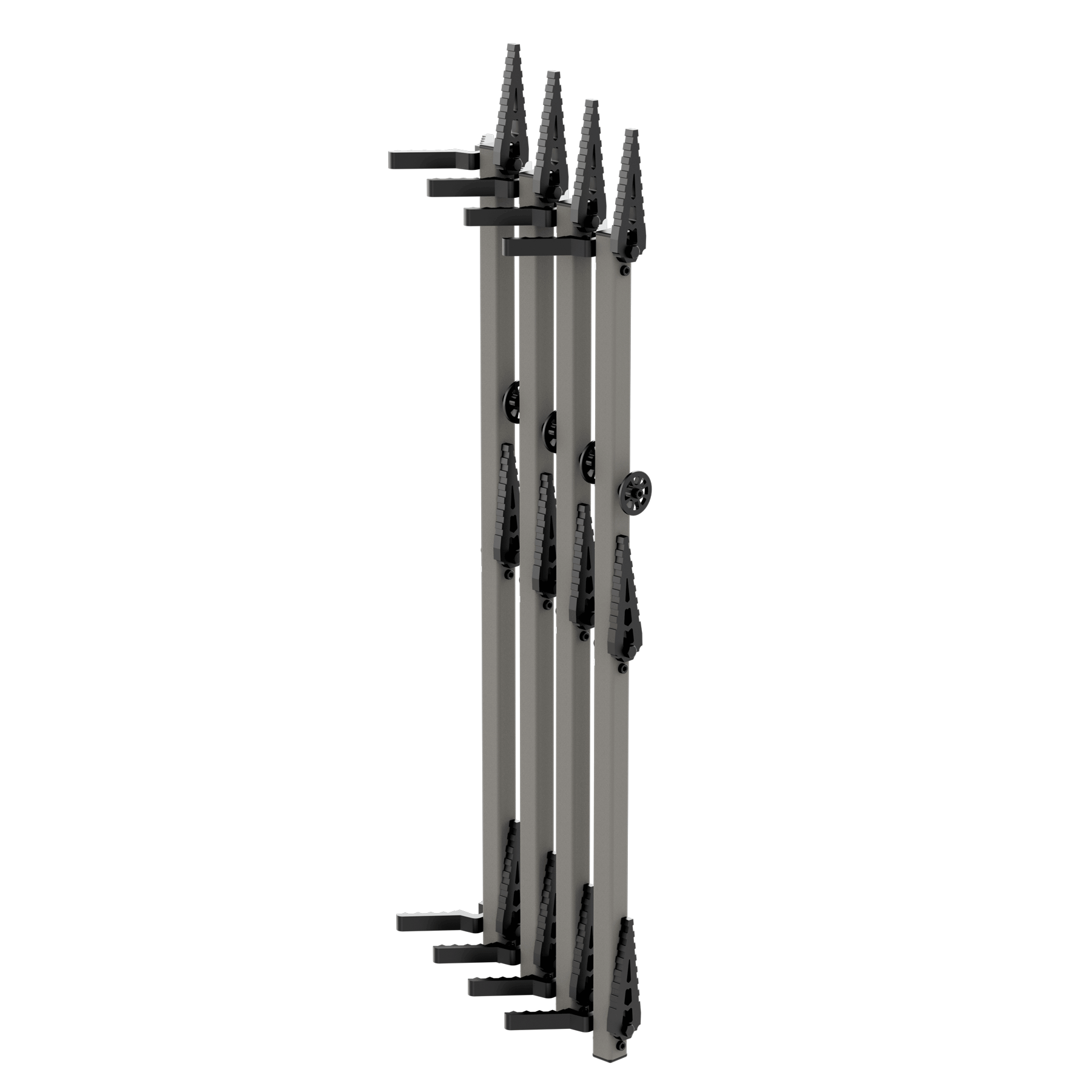 Single-Step Climbing Sticks shown in Classic, FDE, and OD Green color options with pivoting steps and V-Bracket attachment.