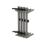 Mini Double-Step Climbing Sticks by Novix Outdoors showing welded aluminum steps and V-Bracket