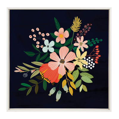 Sylvie Floralis C Framed Canvas by kateandlaurel - product image 14 for Resin Society