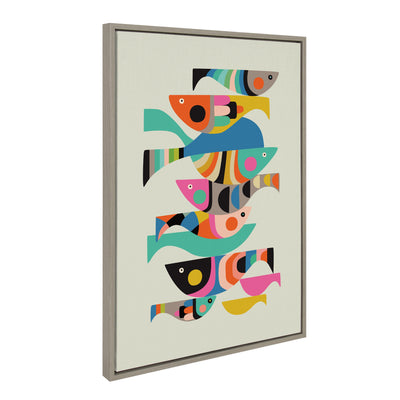 Sylvie Under the Sea Framed Canvas by kateandlaurel - product image 11 for Resin Society