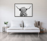 Sylvie Highland Cow 2 Framed Canvas by kateandlaurel - product image 16 for Resin Society