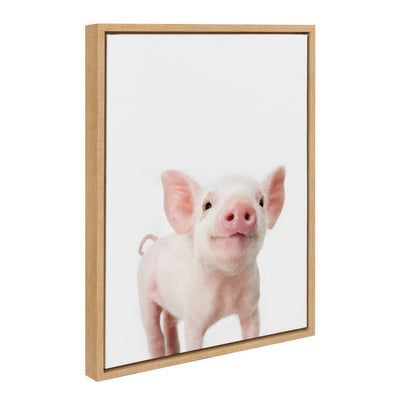 Sylvie Animal Studio Piglet Framed Canvas by kateandlaurel - product image 9 for Resin Society