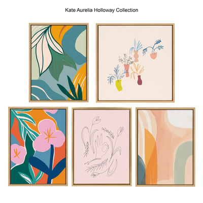 Sylvie Desert Sand Framed Canvas by kateandlaurel - product image 7 for Resin Society