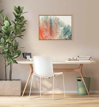 Sylvie Red Hot Summer Framed Canvas by Alicia Bock