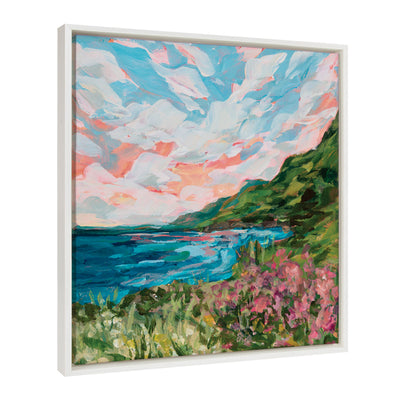 Sylvie Virgin Islands Framed Canvas by Emily Kenney by kateandlaurel - product image 2 for Resin Society