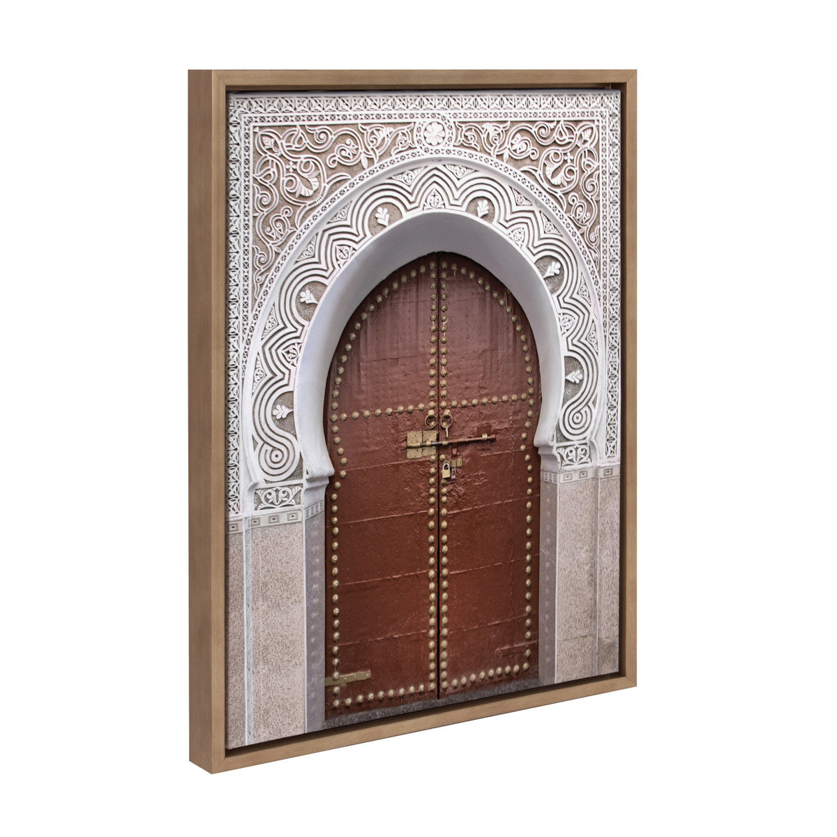 Sylvie Morocco Marrakech Door Framed Canvas by kateandlaurel - product image 2 for Resin Society