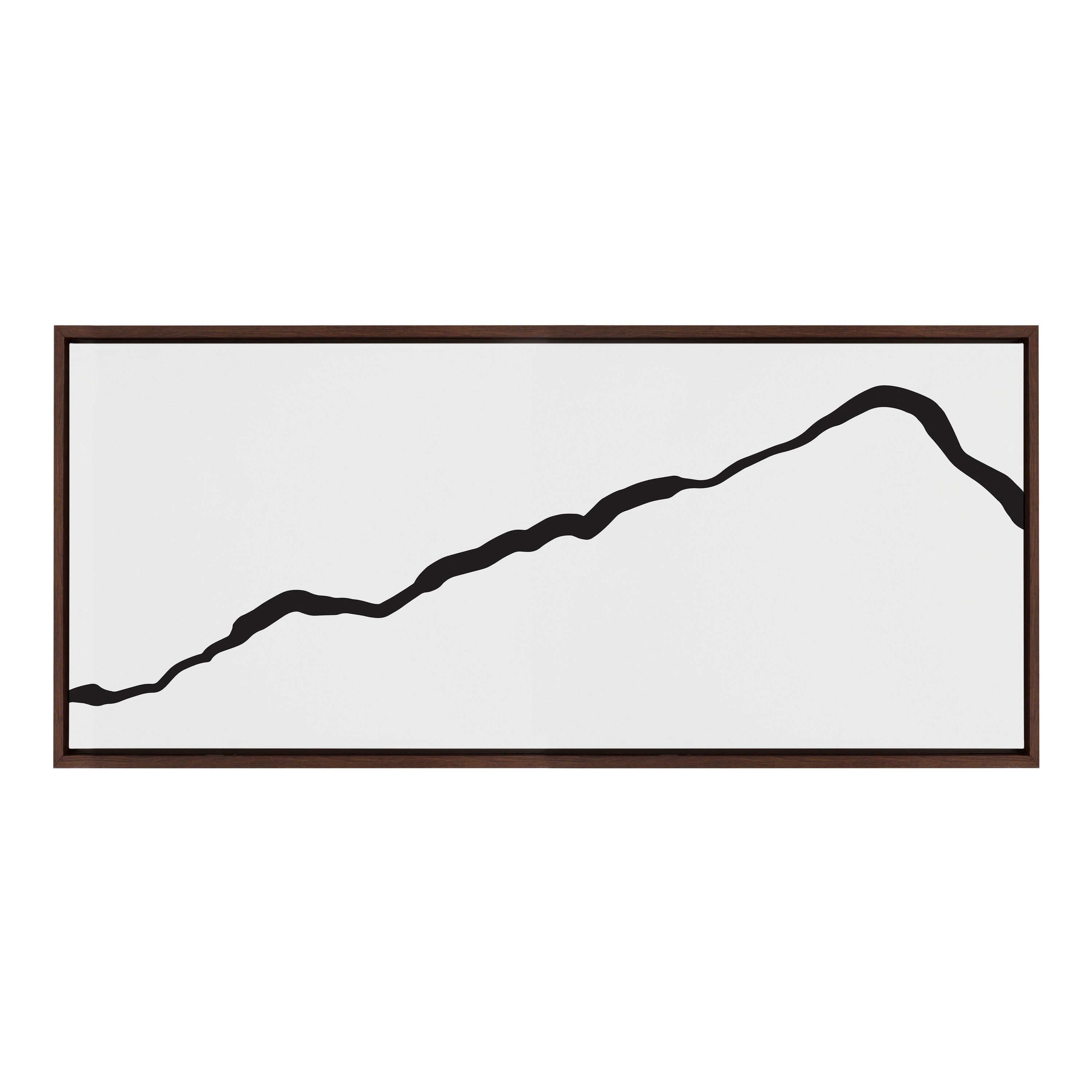 Sylvie Elevated Abstract Minimalist Mountain Landscape Framed Canvas by kateandlaurel - product image 20 for Resin Society