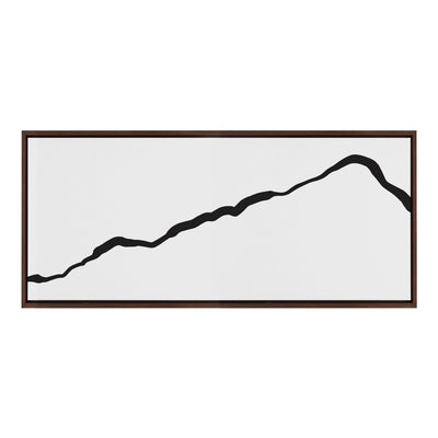 Sylvie Elevated Abstract Minimalist Mountain Landscape Framed Canvas by kateandlaurel - product image 20 for Resin Society