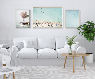 Sylvie Turquoise Beach from Above 2 by kateandlaurel - product image 6 for Resin Society