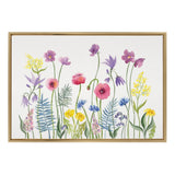 Sylvie Wildflorals Framed Canvas by kateandlaurel - main product image for Resin Society