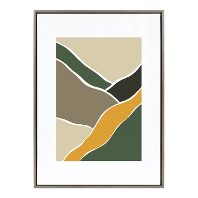 Sylvie Fields of Sun 3 Framed Canvas by kateandlaurel - main product image for Resin Society