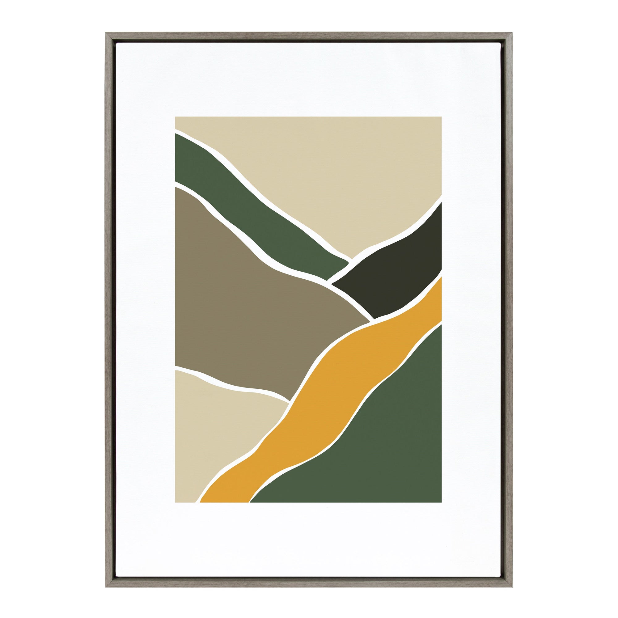 Sylvie Fields of Sun 3 Framed Canvas by kateandlaurel - product image 9 for Resin Society