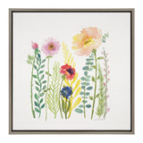Sylvie Flowers and Ferns Framed Canvas by kateandlaurel - product image 9 for Resin Society