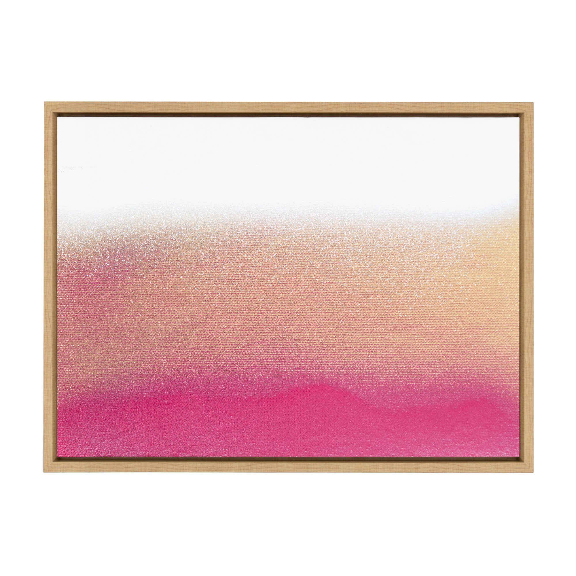 Sylvie Champagne Shimmer Framed Canvas by kateandlaurel - product image 12 for Resin Society