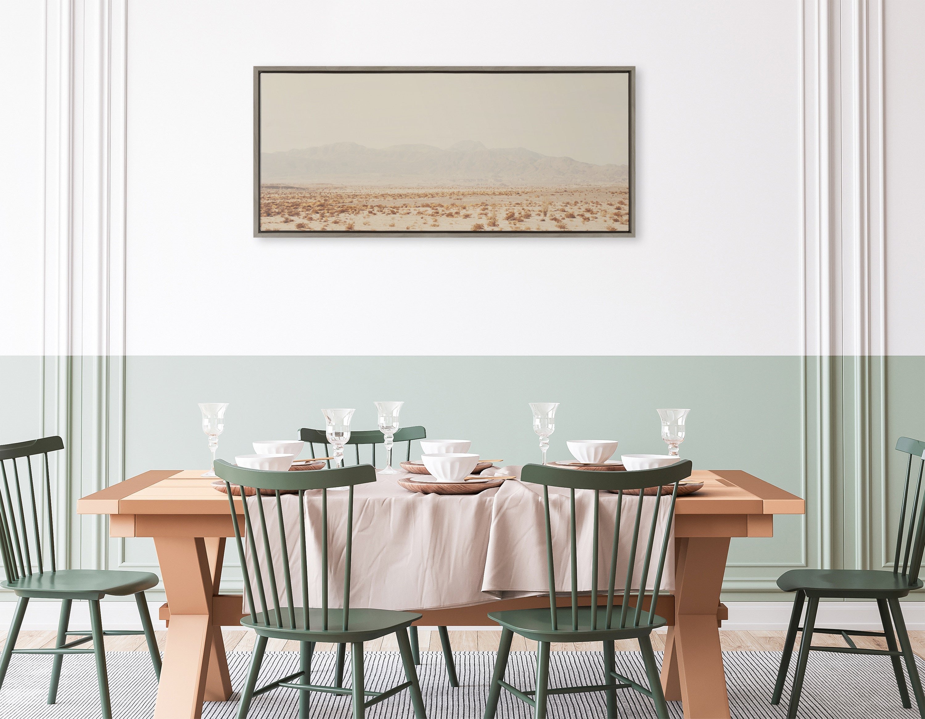 Sylvie California Dreaming Framed Canvas by Laura Evans