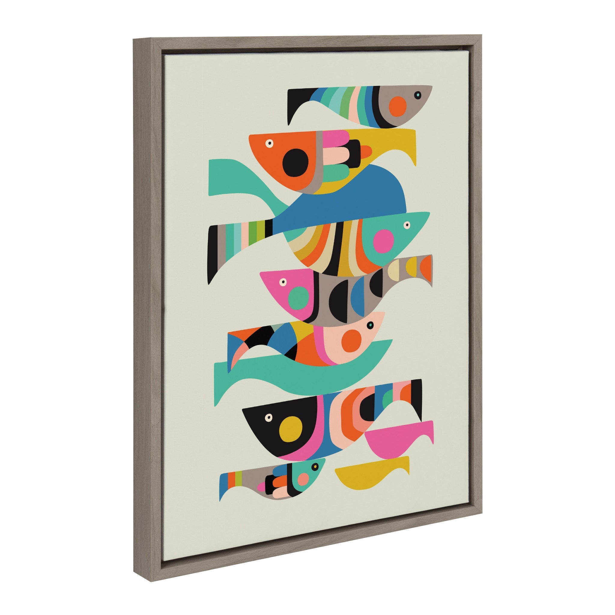 Sylvie Under the Sea Framed Canvas by kateandlaurel - product image 2 for Resin Society