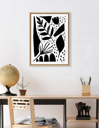 Sylvie Nature in the Abstract Framed Canvas by kateandlaurel - product image 7 for Resin Society