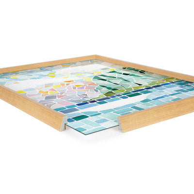 Blake One Fine Morning Framed Printed Glass by kateandlaurel - product image 3 for Resin Society