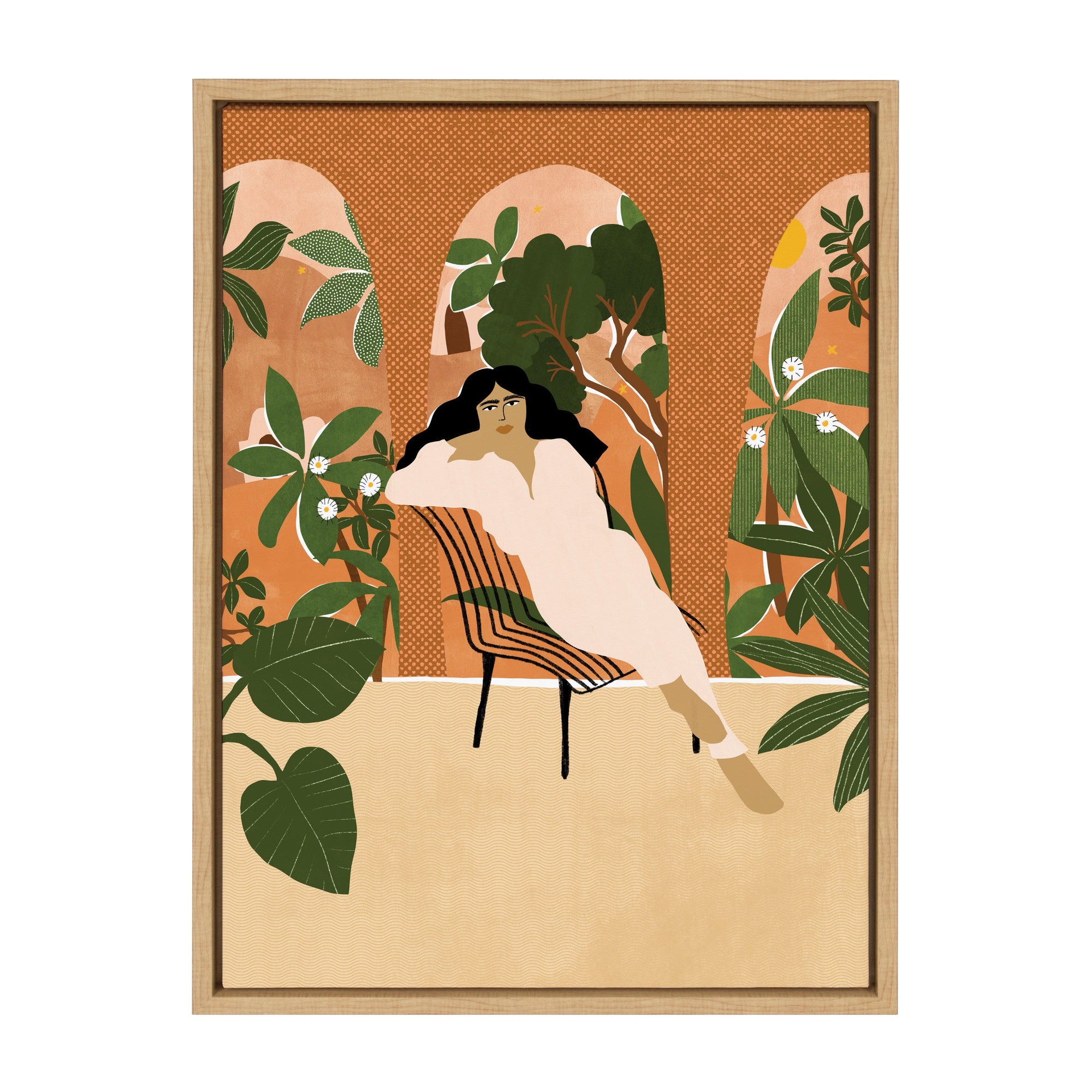 Sylvie Mediterranean Life Framed Canvas by kateandlaurel - product image 7 for Resin Society