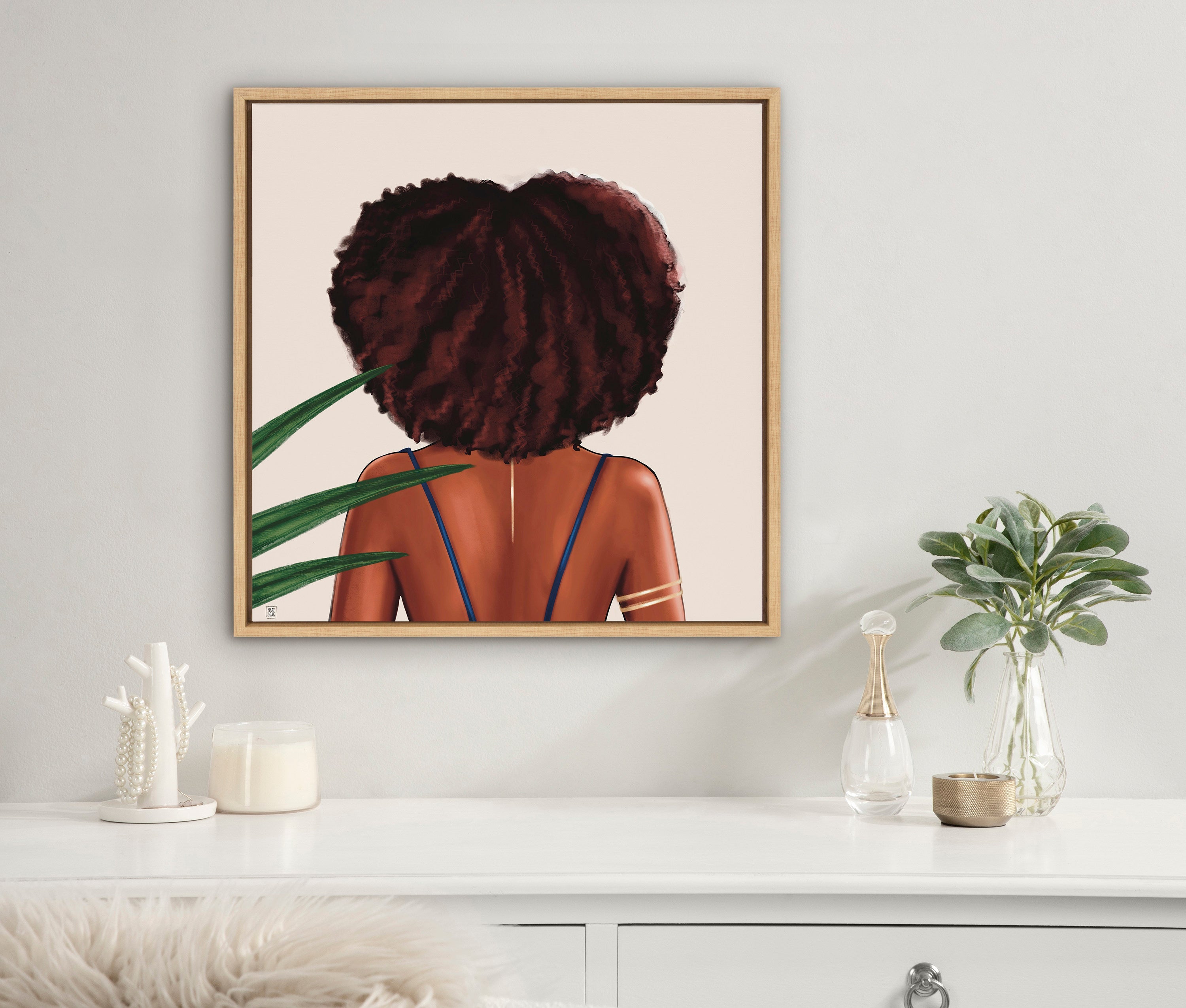 Sylvie Whatever You Want Framed Canvas by kateandlaurel - product image 4 for Resin Society