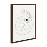 Sylvie Morning Coffee Hug Framed Canvas by kateandlaurel - main product image for Resin Society